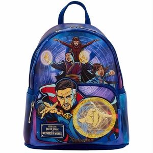 Loungefly Marvel Dr Strange Multiverse of Madness Mini Backpack - Glow! | NWT